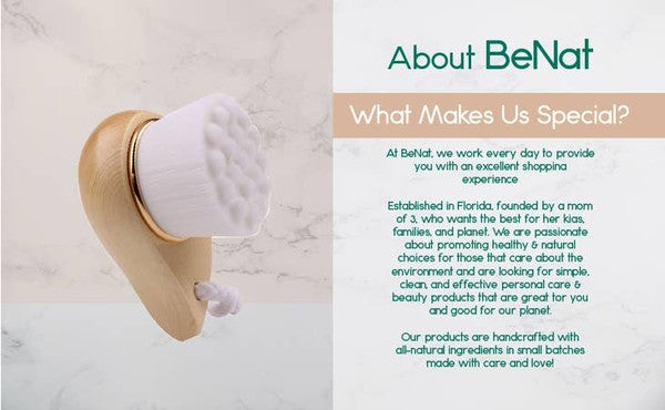 Facial Brush Bamboo Handle - Luminous Bear Shop
