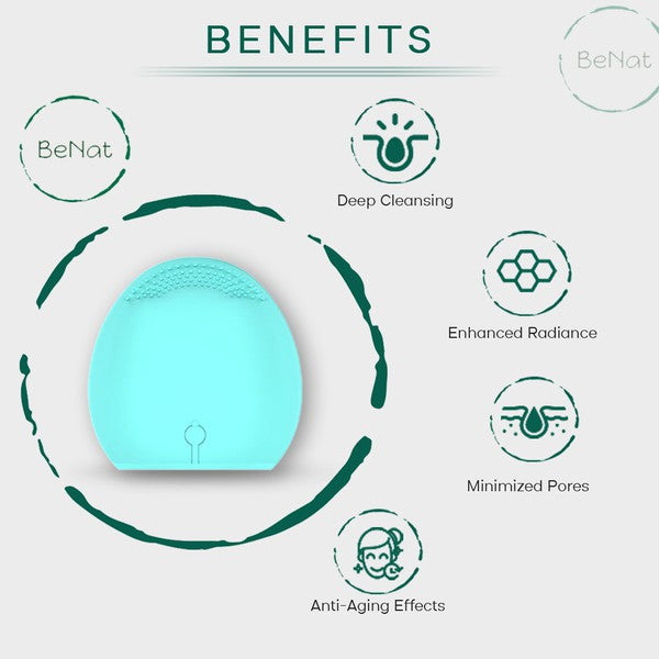 Rechargeable Facial Cleansing Brush - Luminous Bear Shop