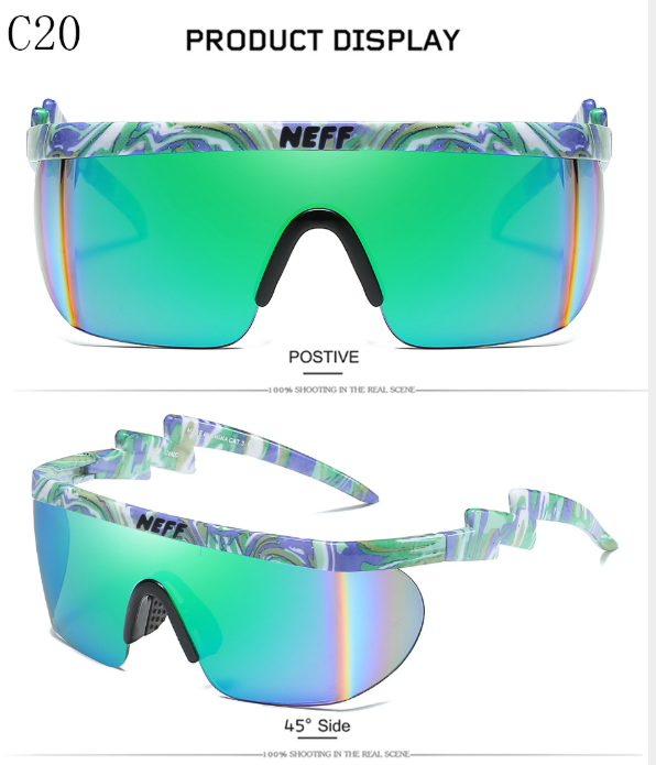 New Fashion Brand Neff Sunglasses Vintage Sun Glasses Coating Eyewear Driving Men/Women Oculos De Sol - Luminous Bear Shop