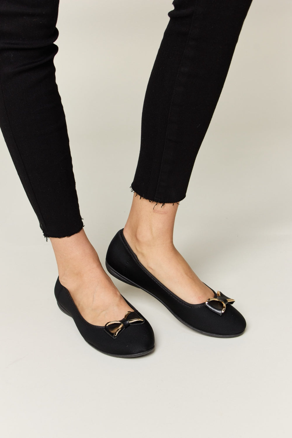 Forever Link Metal Buckle Flat Loafers - Luminous Bear Shop