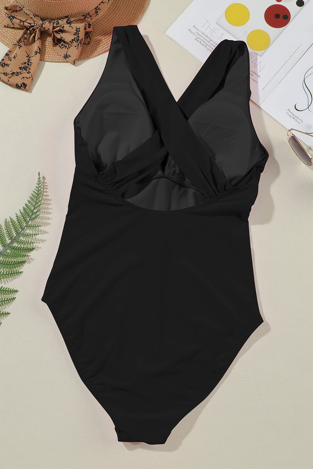 Crisscross Wide Strap Swimsuit - Luminous Bear Shop