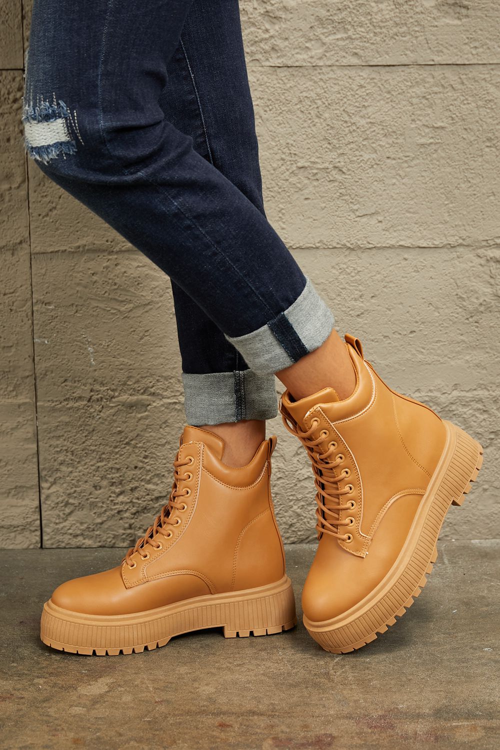 East Lion Corp Platform Combat Boots - Luminous Bear Shop
