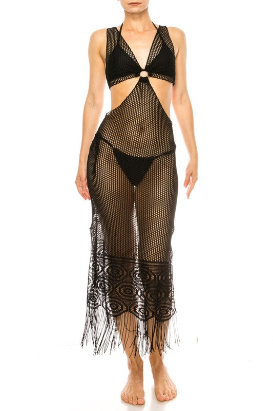 Relaxing Crochet with Tinsel Bottom Mid Cutout Cov - Luminous Bear Shop