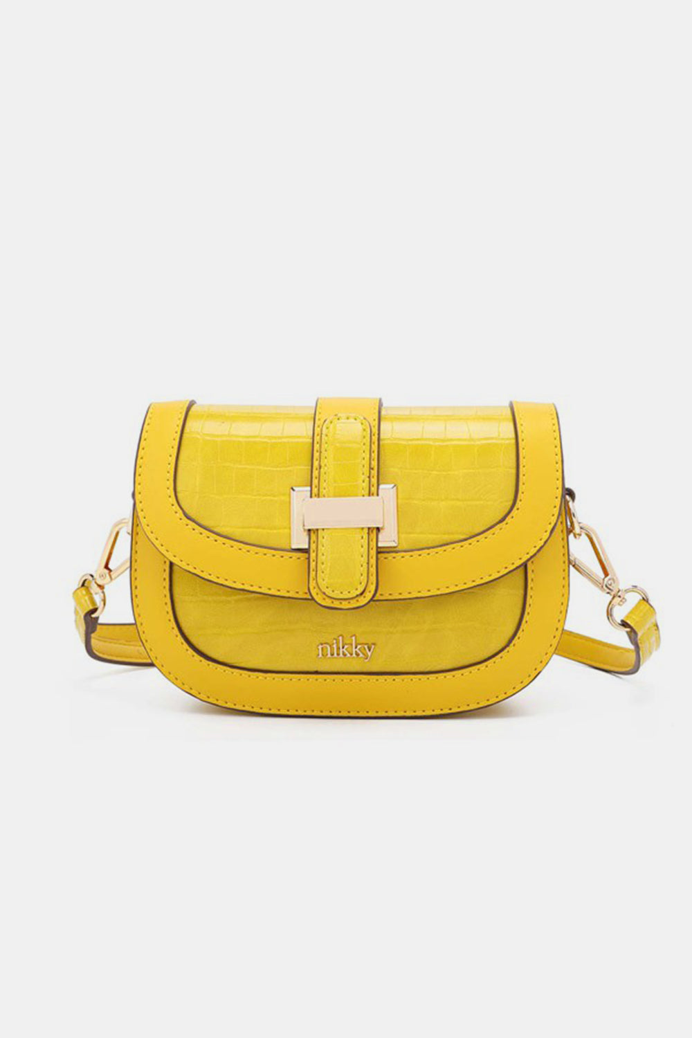 Nicole Lee USA Croc Embossed Crossbody Bag - Luminous Bear Shop