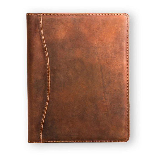 Falit Leather Folio | Handmade Leather Padfolio - Luminous Bear Shop