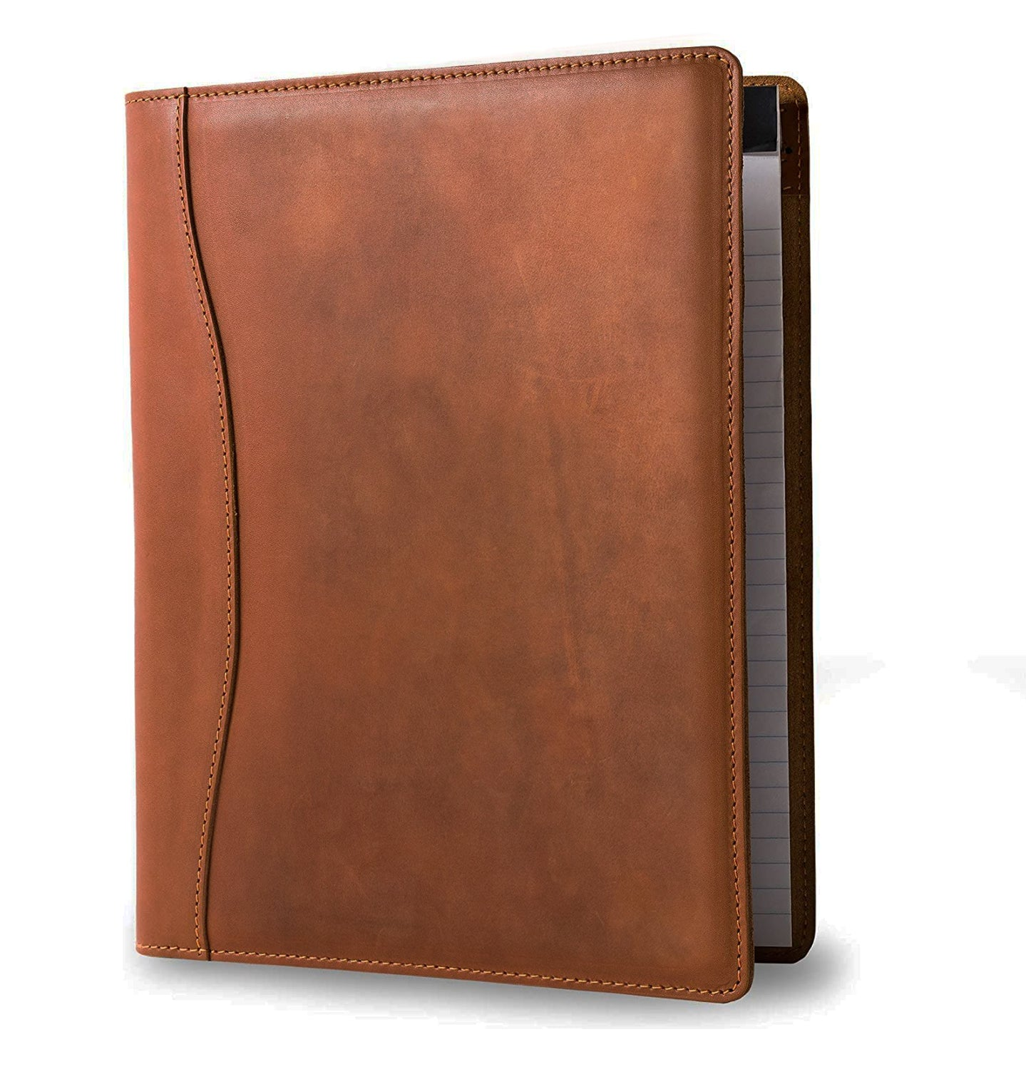 Falit Leather Folio | Handmade Leather Padfolio - Luminous Bear Shop