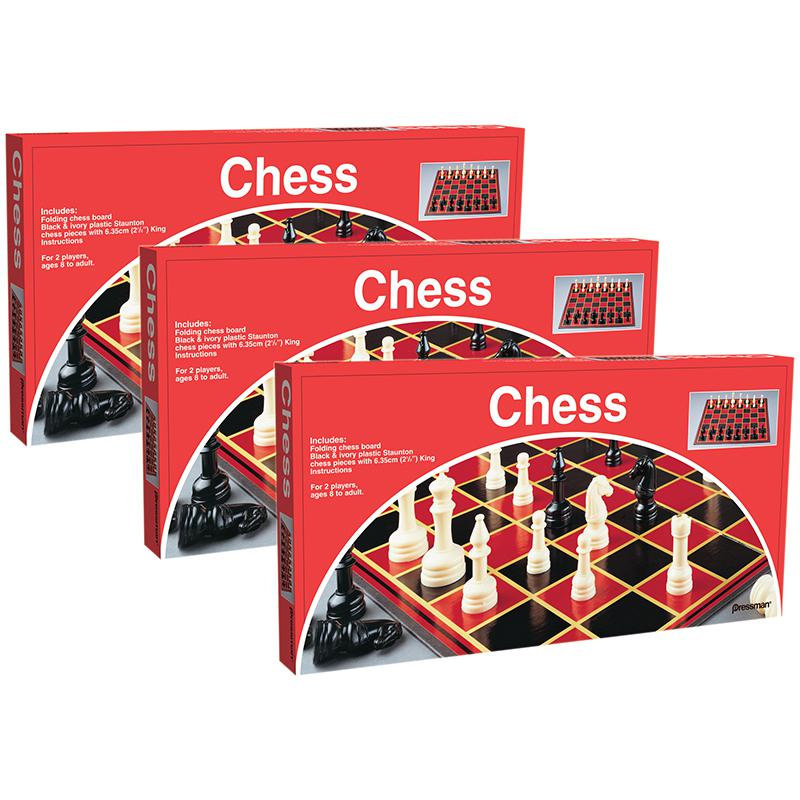 Chess Board Game, Pack of 3 - Luminous Bear Shop