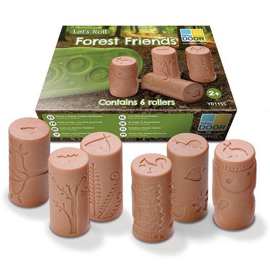 Let's Roll, Forest Friends Rollers, Set of 6 - Luminous Bear Shop