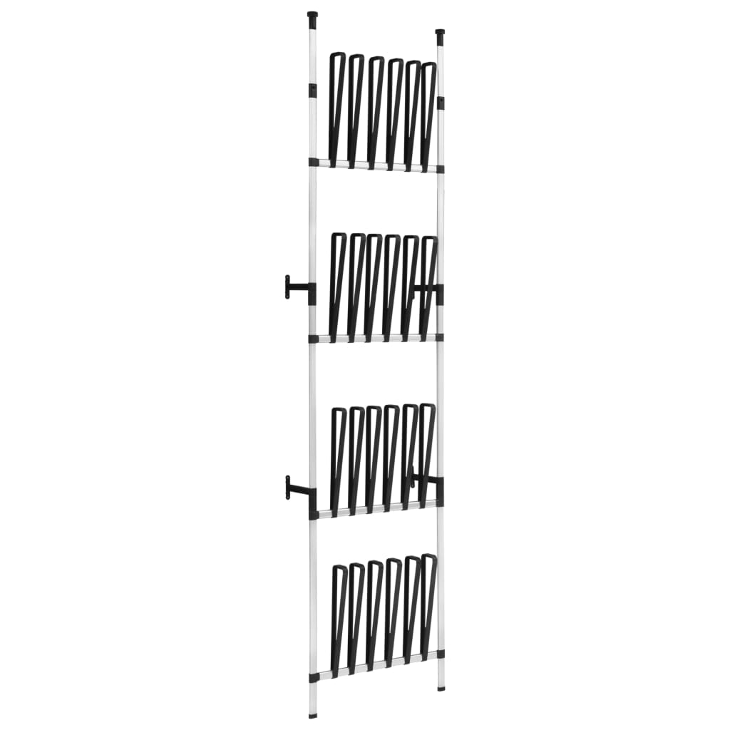 vidaXL Telescopic Boot Rack with Rods Aluminum - Luminous Bear Shop