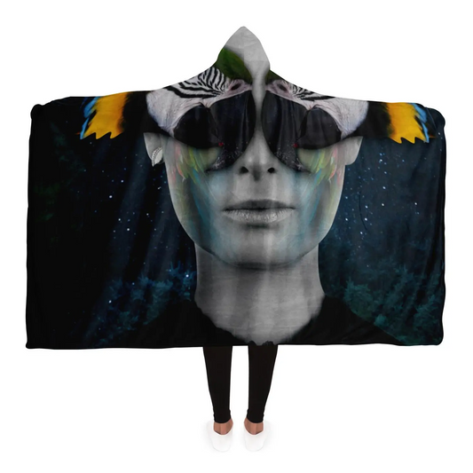 Parrot Fairy Hooded Blanket - Luminous Bear Shop