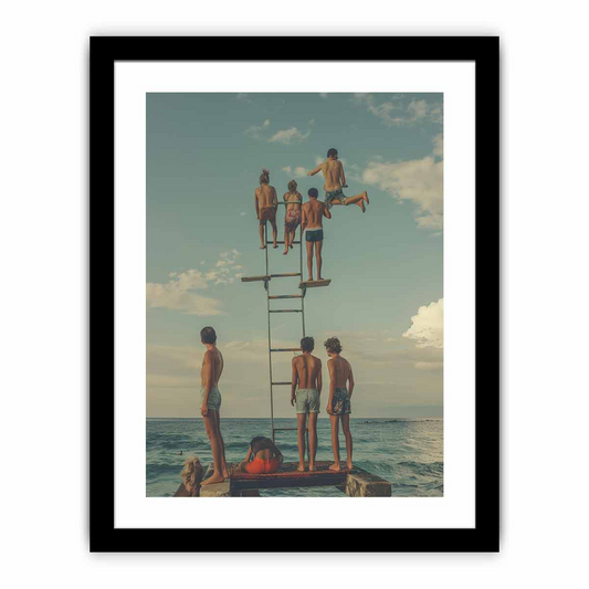 Diving Board Print - Luminous Bear Shop