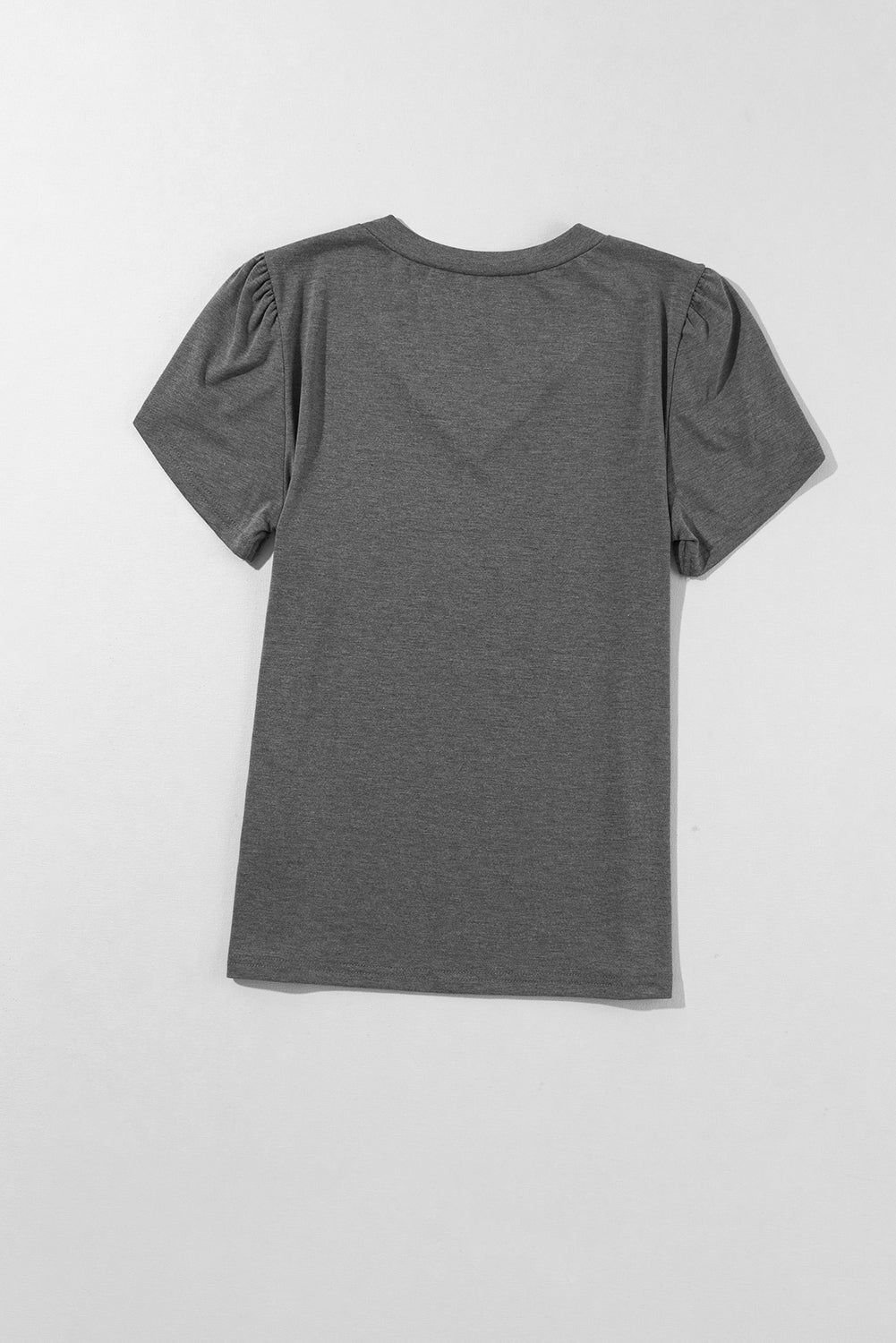 V-Neck Petal Sleeve T-Shirt - Luminous Bear Shop