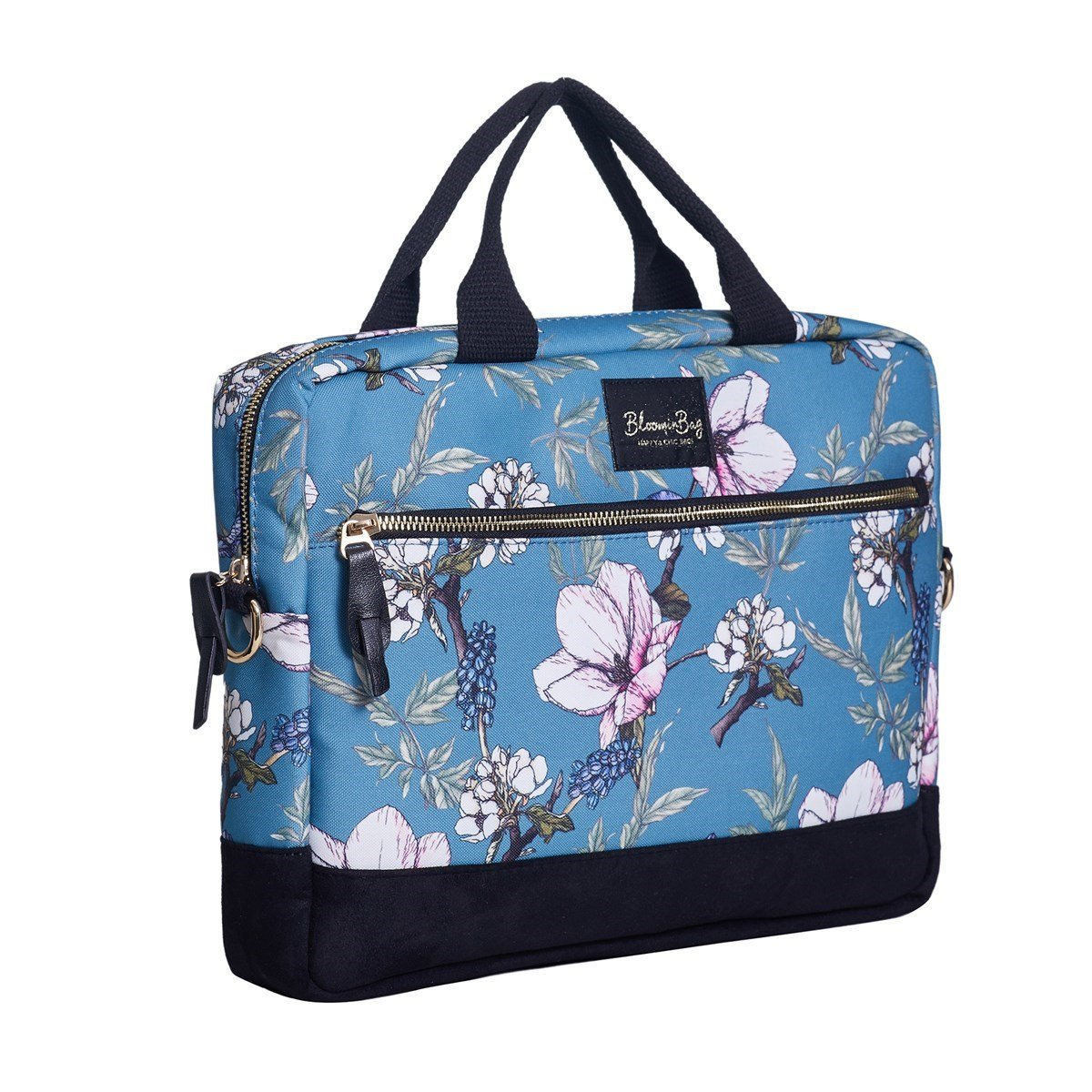 BloominBag Cherry Blossom 15.6 in Laptop / Macbook Bag - Luminous Bear Shop