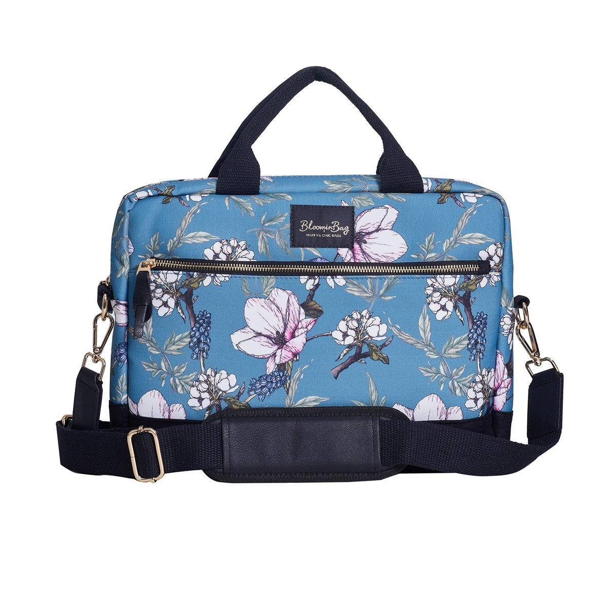 BloominBag Cherry Blossom 15.6 in Laptop / Macbook Bag - Luminous Bear Shop