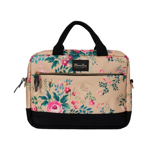 Bloominbag Dark Spring Blossom 13 -14 in Laptop / Macbook Bag - Luminous Bear Shop