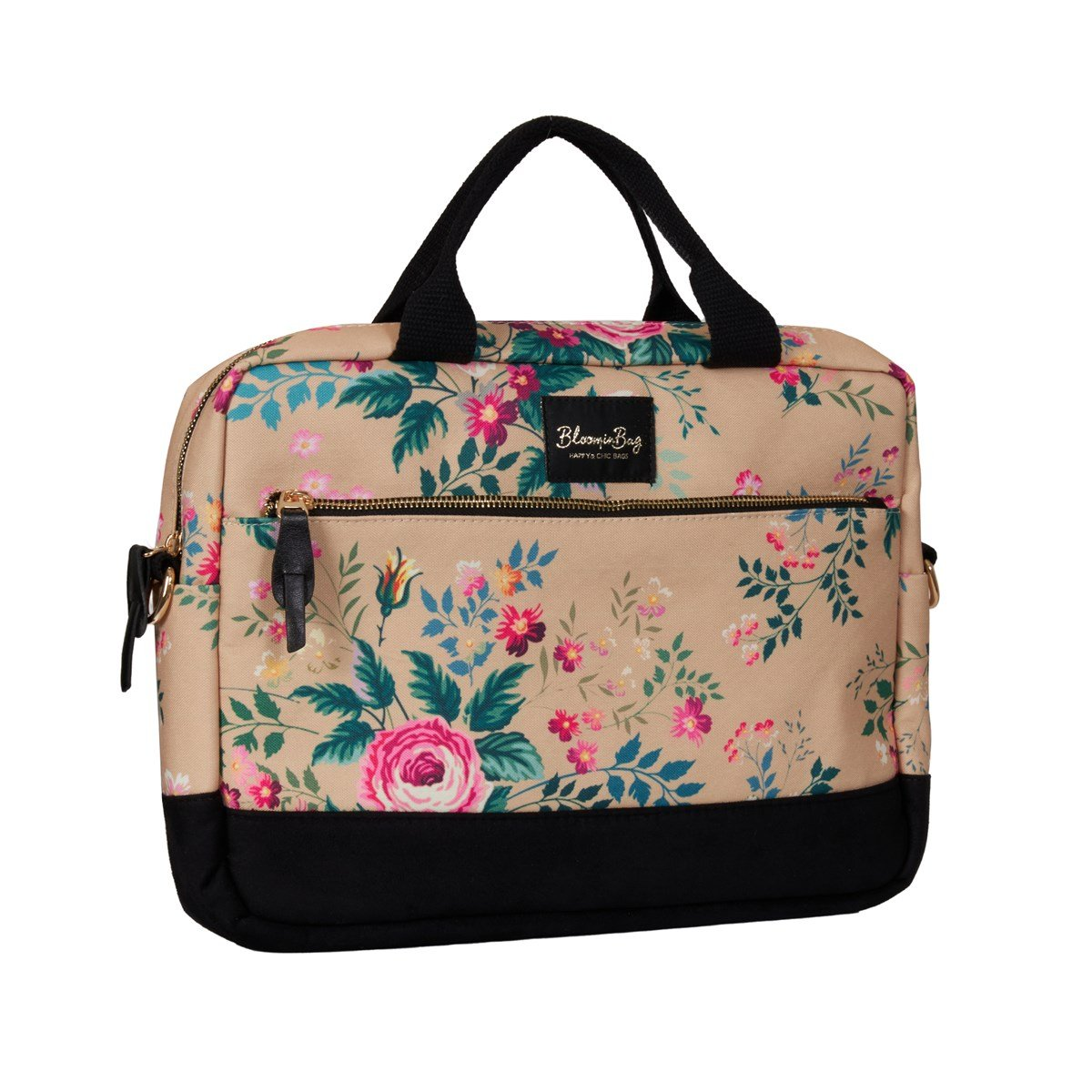 Bloominbag Dark Spring Blossom 13 -14 in Laptop / Macbook Bag - Luminous Bear Shop