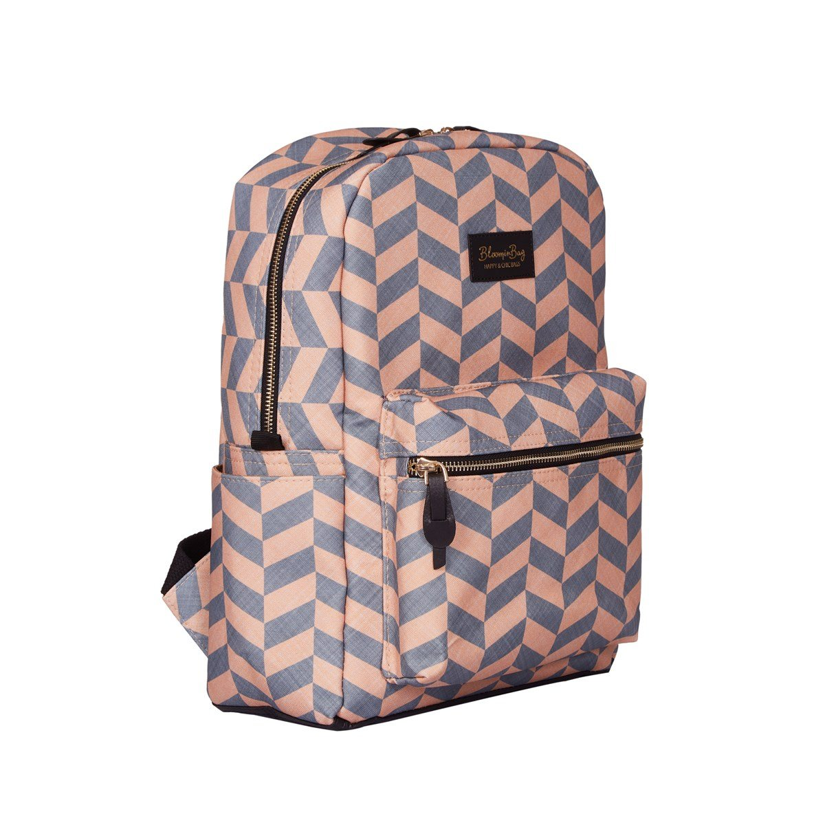 BloominBag Smokey Chevron 13 - 14 in Laptop/Macbook Backpack - Luminous Bear Shop