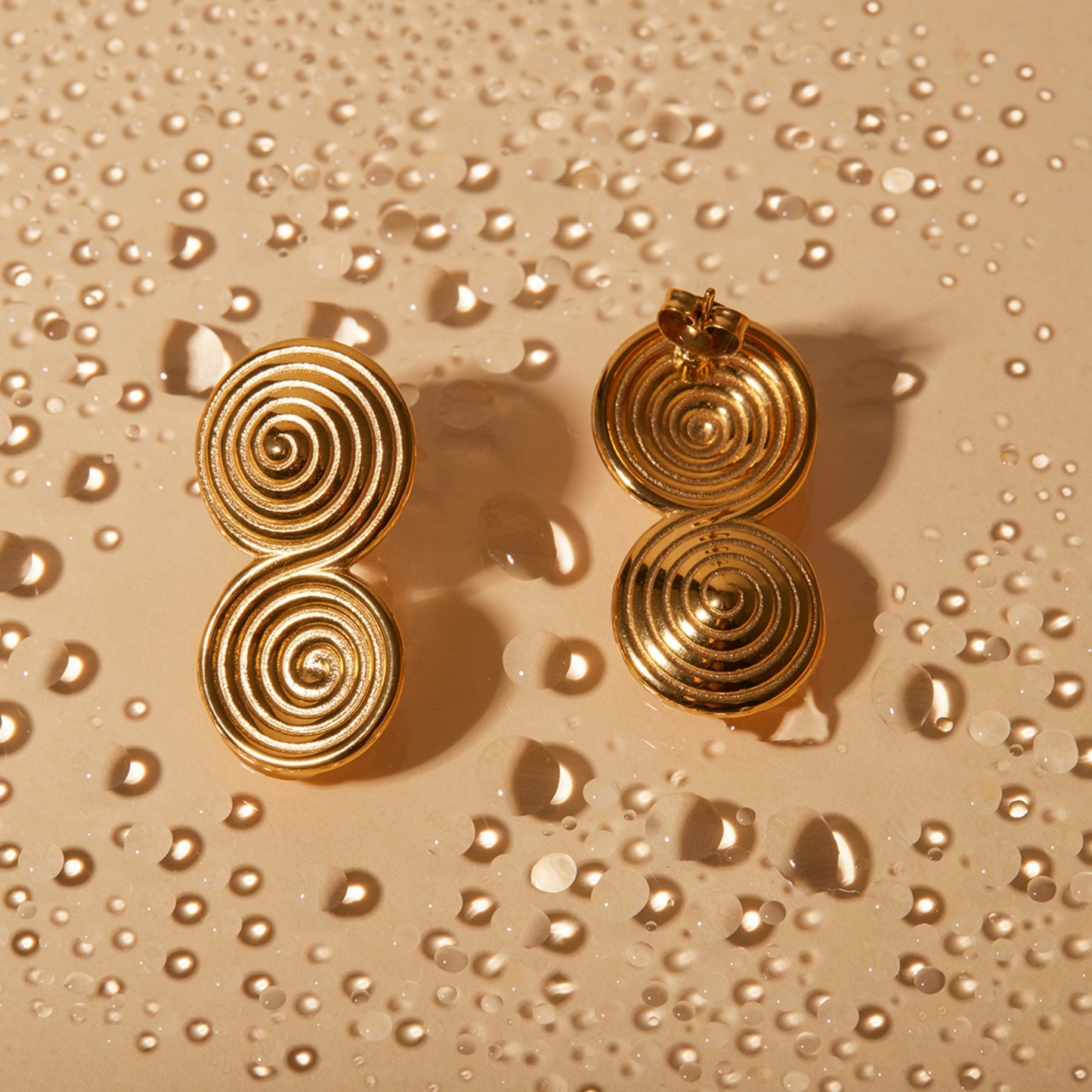 18K Gold-Plated Stainless Steel Earrings - Luminous Bear Shop