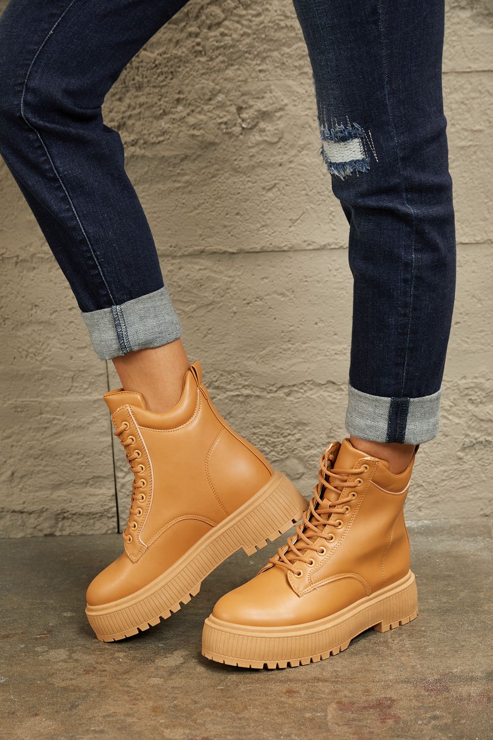 East Lion Corp Platform Combat Boots - Luminous Bear Shop