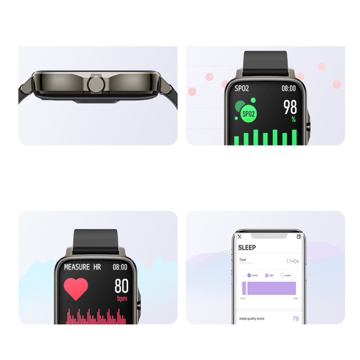 Lifestyle Smart Watch Heart Health Monitor And More - Luminous Bear Shop