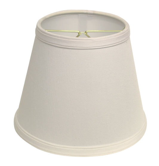 10" White Empire Hardback Slanted No Slub Lampshade - Luminous Bear Shop