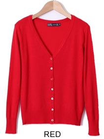 Color: Red,Size: X Large - Cuddle Cardigans Long Sleeves Button Down Style In Plus Sizes Too