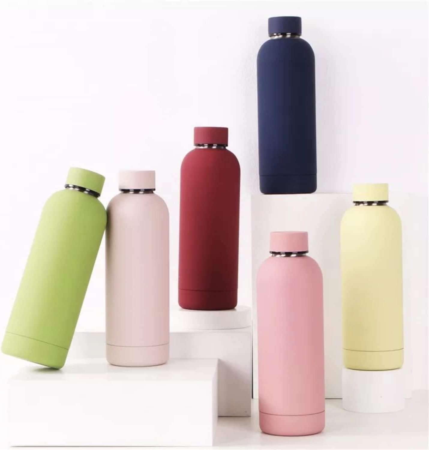 Aqualeeta  500ml Black Insulated Water Bottle