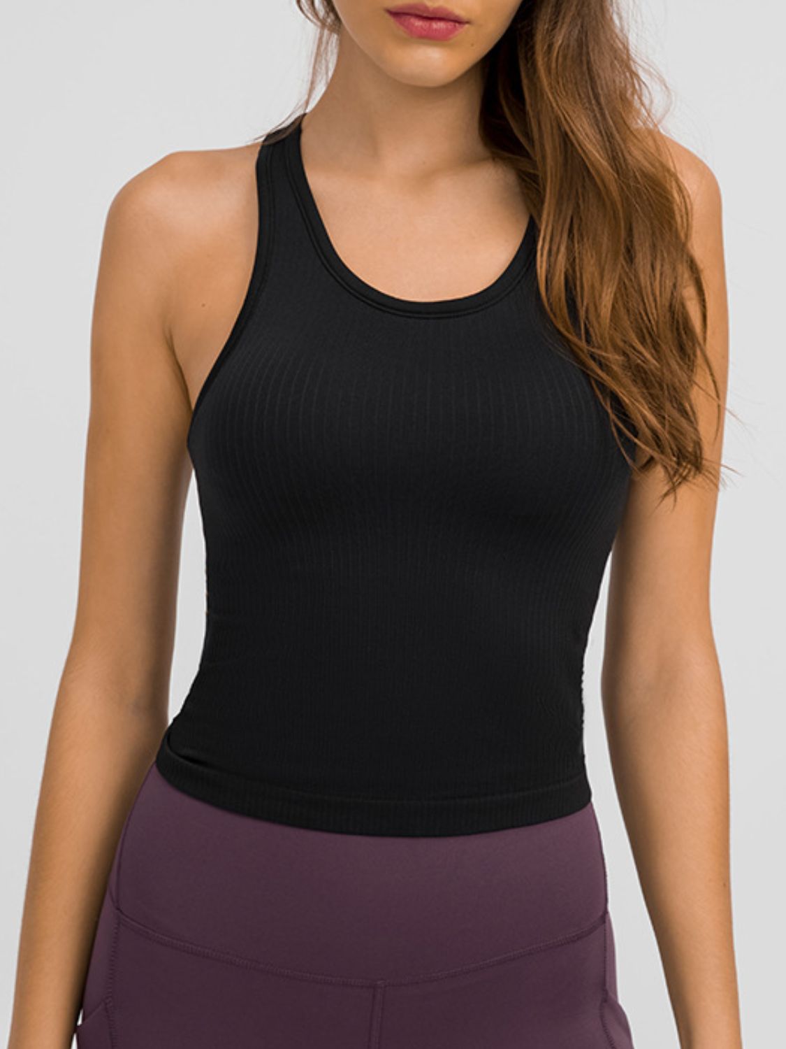 Round Neck Racerback Active Tank