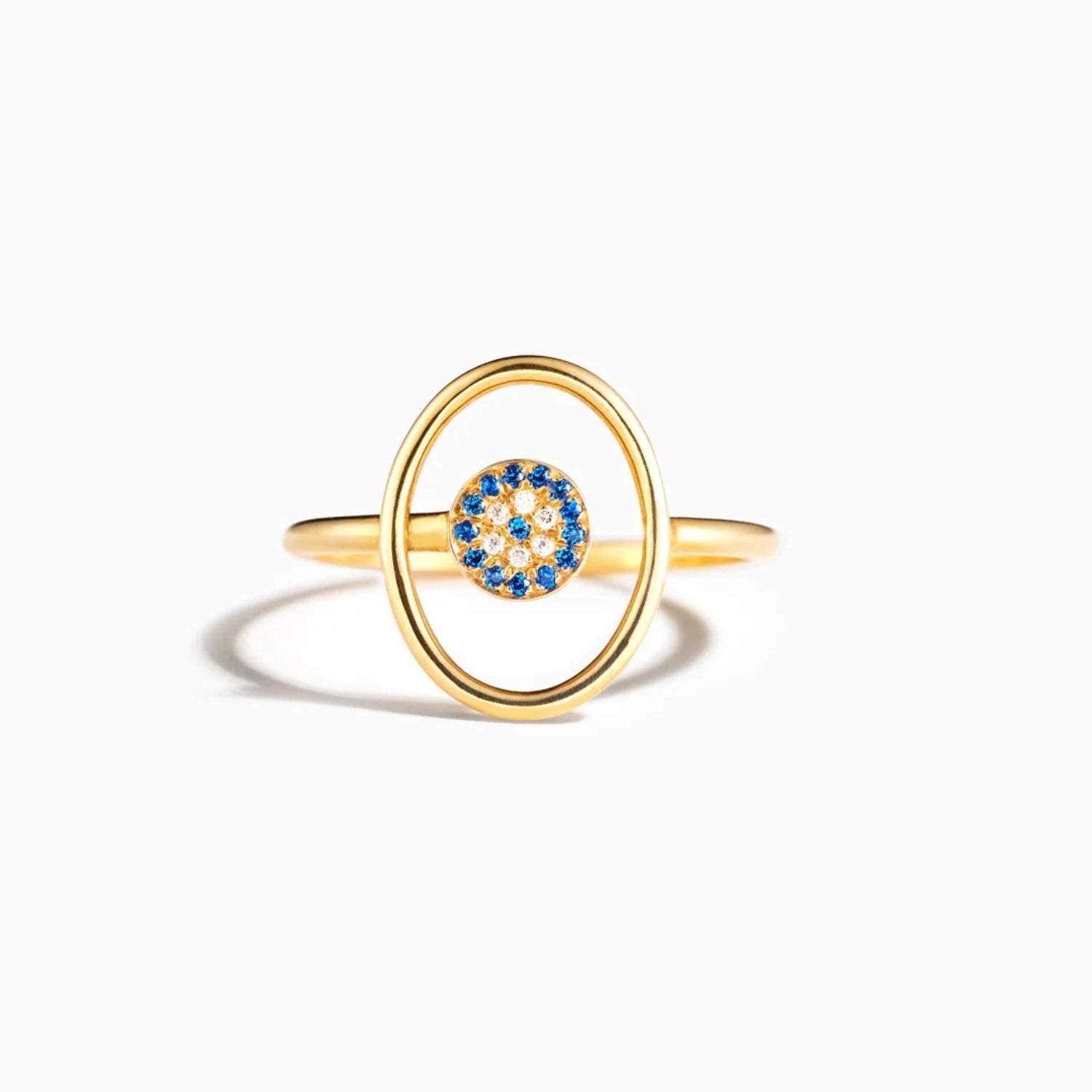 925 Sterling Silver Evil Eye Ring - Luminous Bear Shop