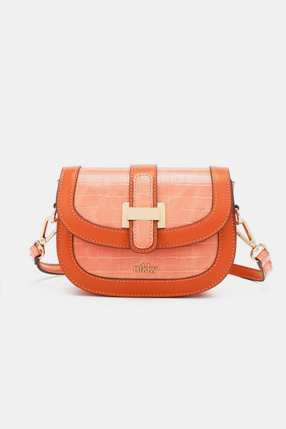 Nicole Lee USA Croc Embossed Crossbody Bag - Luminous Bear Shop