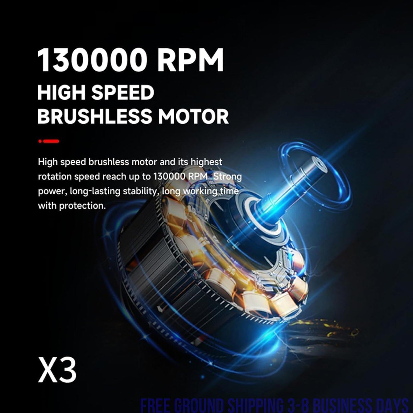 Mini Turbo Jet Fan 130000 RPM Turbo Blower Jet Fan Violent Turbofan Brushless Motor Rechargeable ships from USA