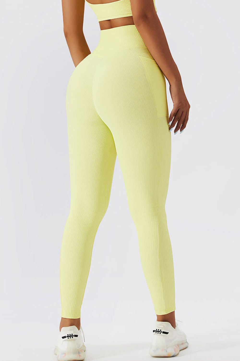 Basic Bae Crossover Waist Active Leggings - Luminous Bear Shop