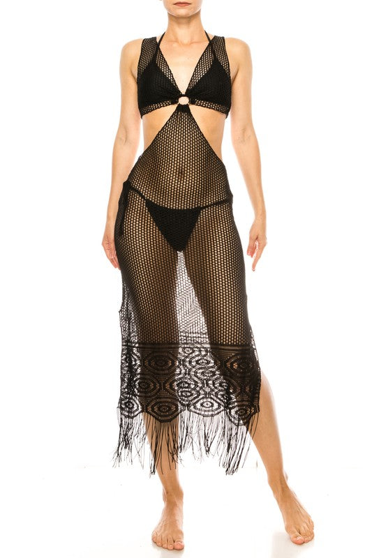 Relaxing Crochet with Tinsel Bottom Mid Cutout Cov - Luminous Bear Shop