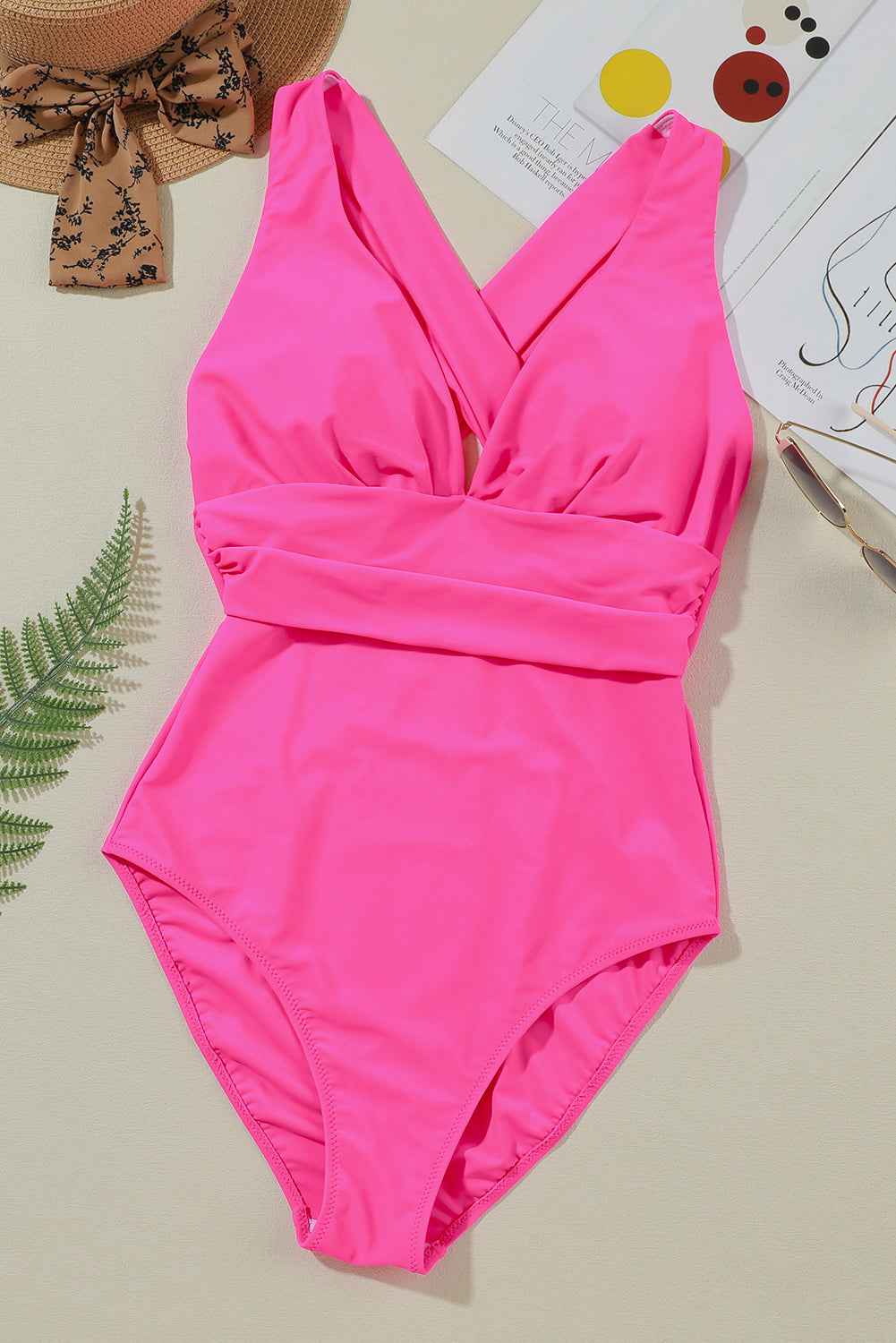 Crisscross Wide Strap Swimsuit - Luminous Bear Shop