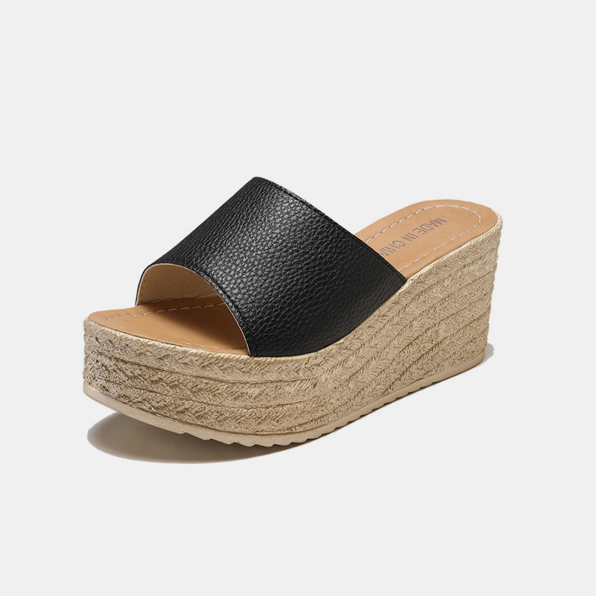 PU Leather Open Toe Sandals - Luminous Bear Shop