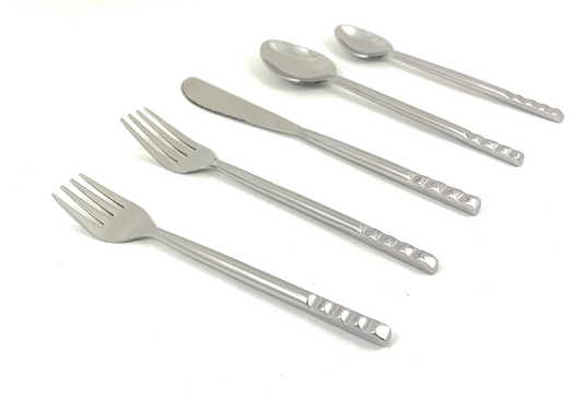 20 Piece Flatware Set, Service for 4-Modern - Luminous Bear Shop