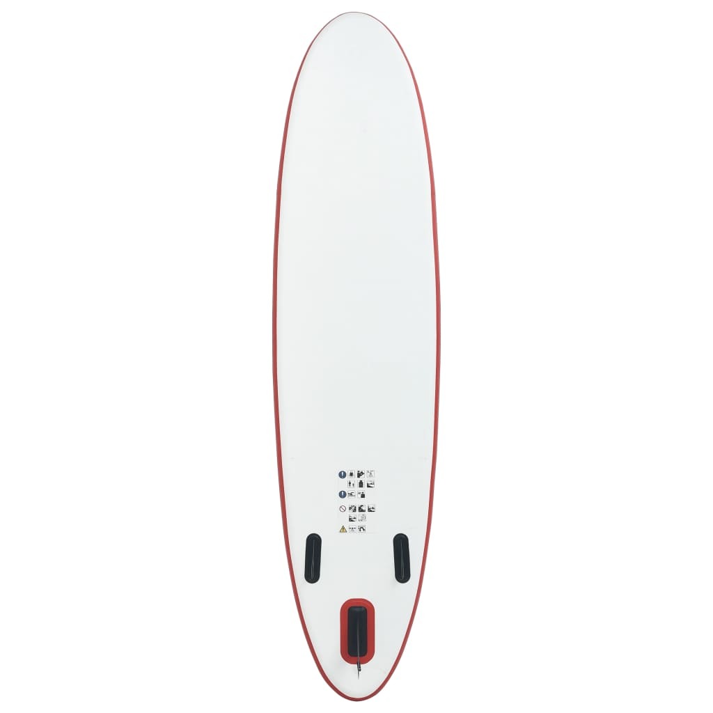 Stand Up Paddle Board Set SUP Surfboard Inflatable Red and White