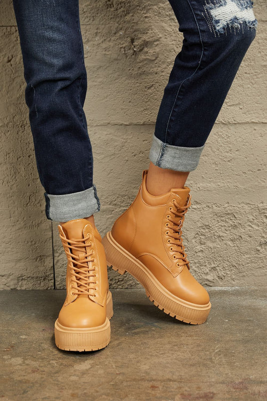 East Lion Corp Platform Combat Boots - Luminous Bear Shop