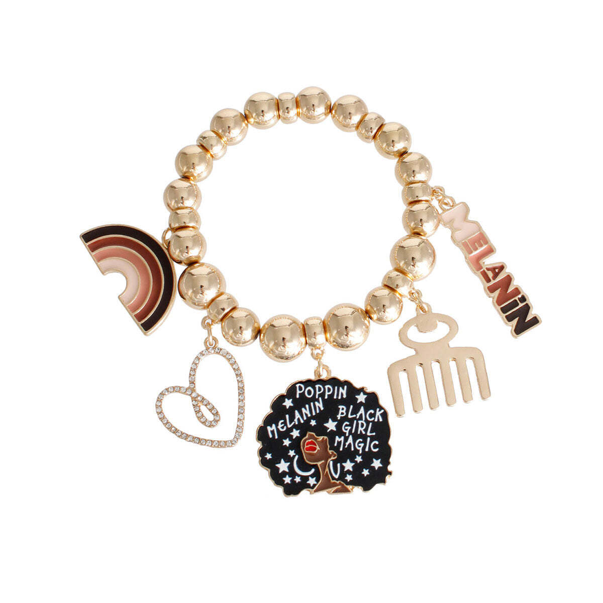 Gold Melanin Bracelet - Luminous Bear Shop