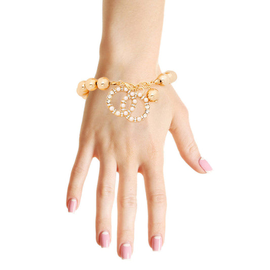 Ballin' in Gold: Ball Bracelet - Luminous Bear Shop