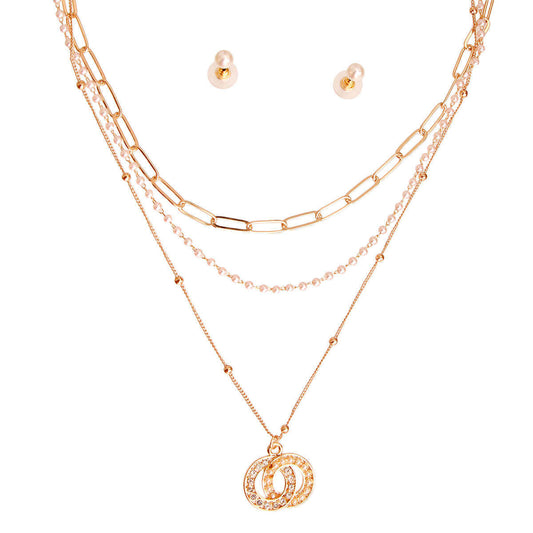 Triple Trouble: Logo Pearl Necklace - Luminous Bear Shop