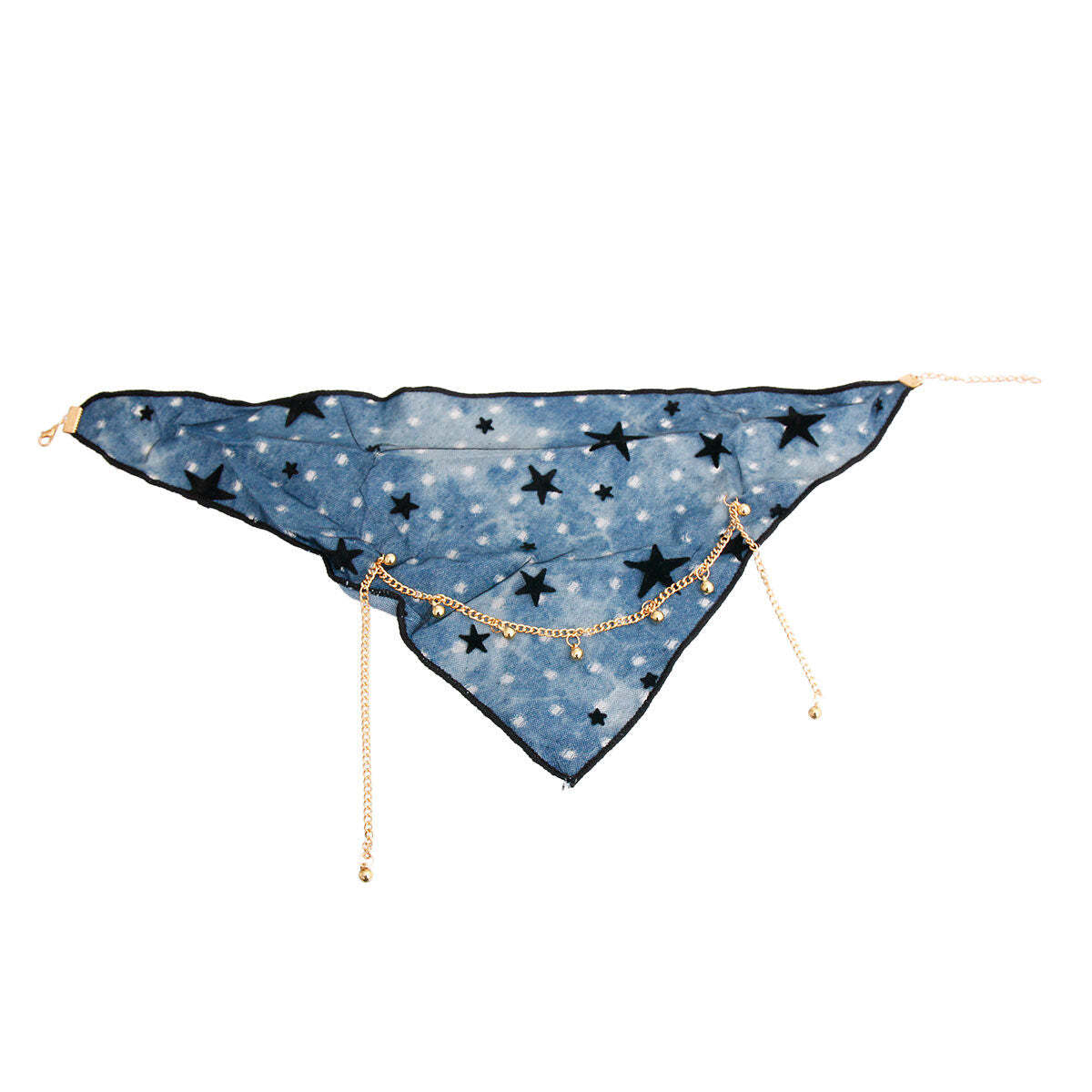 Blue Scarf Choker Necklace - Luminous Bear Shop