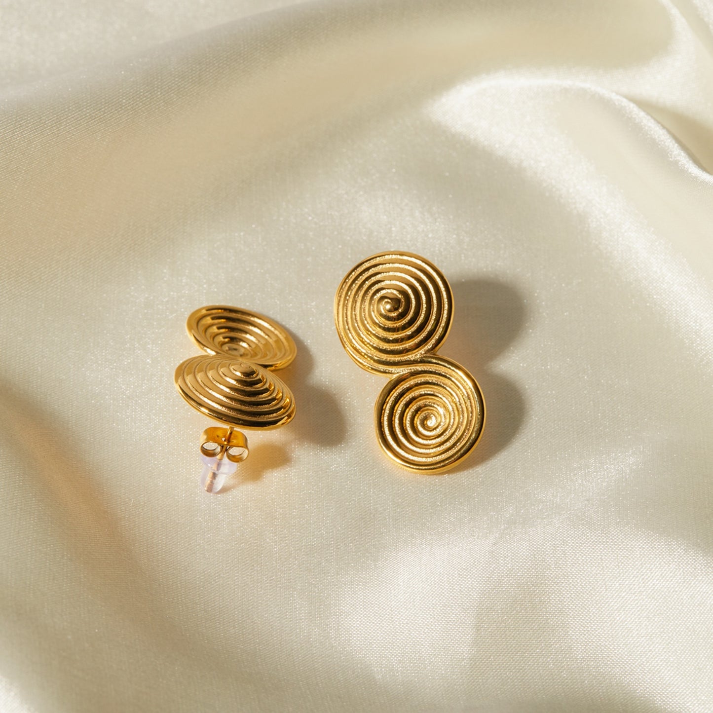 18K Gold-Plated Stainless Steel Earrings - Luminous Bear Shop