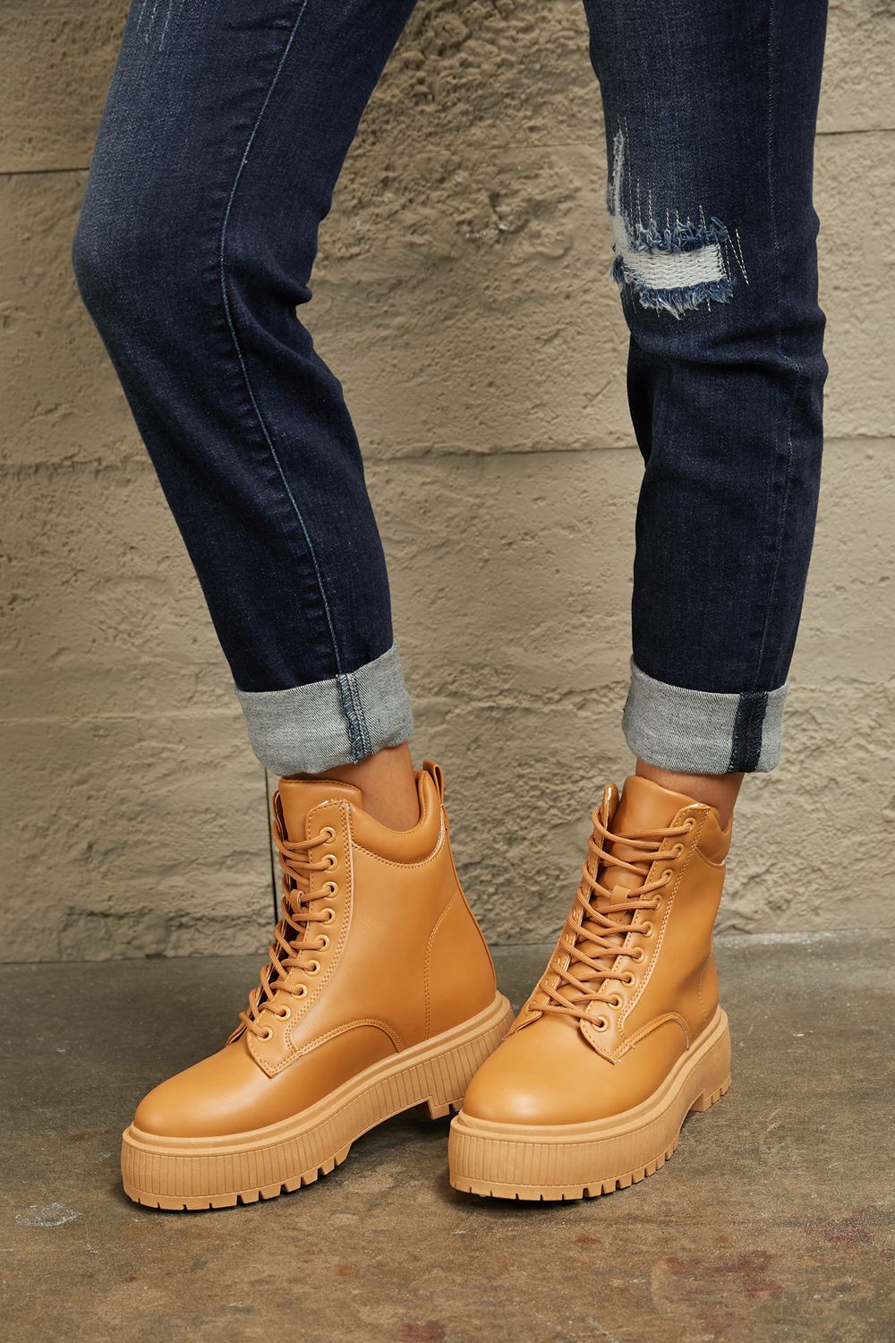 East Lion Corp Platform Combat Boots - Luminous Bear Shop