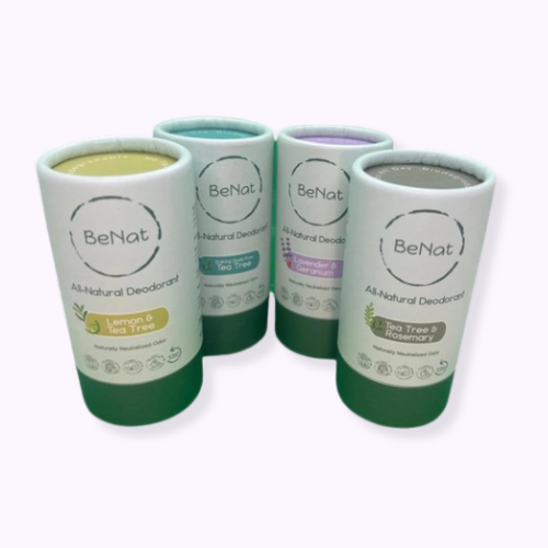 All Natural, Plastic-Free Deodorants. 3oz.