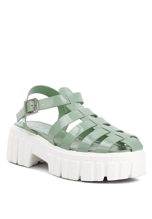 Zurie Chunky Gladiator Sandals - Luminous Bear Shop