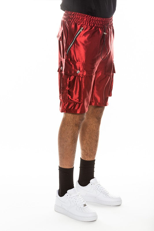 Satin Street Cargo Shorts - Luminous Bear Shop