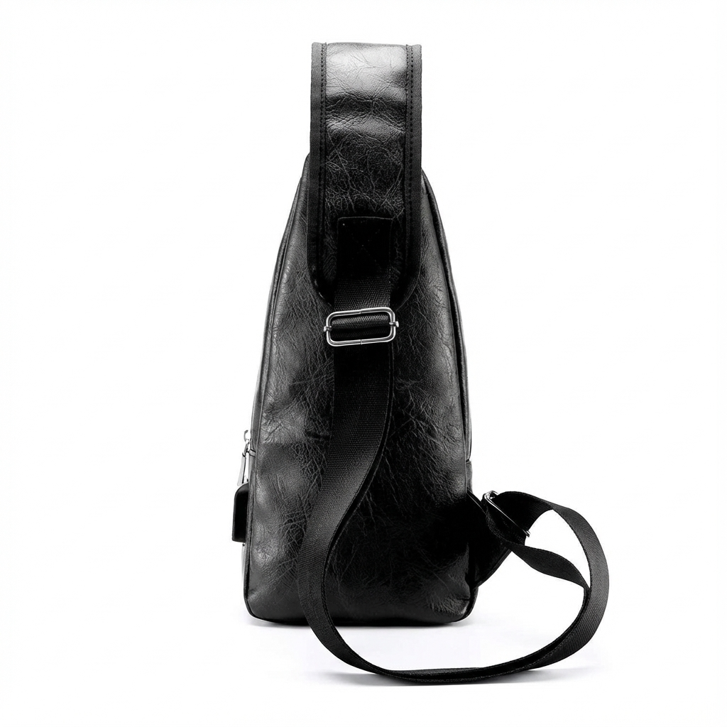 Luxury Leather Crossbody Sling Bag – Modern & Versatile