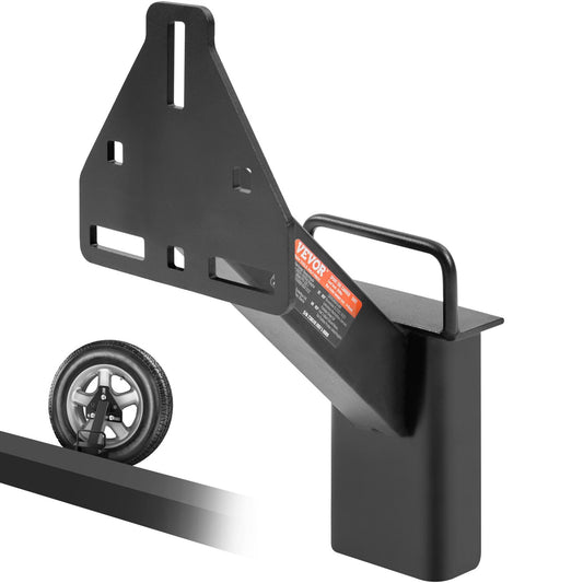 VEVOR Spare Tire Carrier, Trailer Spare Tire Mount, 160 lbs Capacity, Utility Trailer Accessories Fits Most 4 & 5 & 6 & 8 Lugs Wheels on 4", 4.25", 4.5", 4.75", 5", 5.5", 6", 6.5" Bolt Patterns - Luminous Bear Shop