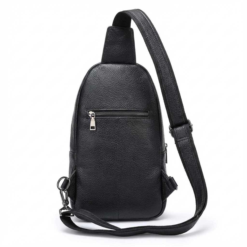 Crocodile Leather Sling Bag – Bold & Refined